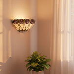 Afbeelding laden in galerijweergave, TF Hutchinson Tiffany Wandlamp - voor Hal of Gang