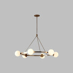 Load image into Gallery viewer, Brelia Round Light Chandelier - Modern Globe Chandelier in Stylish Design