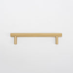 Load image into Gallery viewer, Brushed Brass Gold Pull Handles & Lacquered Brass Drawer Cabinet Pull