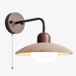 Afbeelding laden in galerijweergave, Discra Minimalistische Sculpturale Cirkelvormige Wandlamp — Natuurlijke Stijl Wandarmatuur voor Hal en Slaapkamer U18