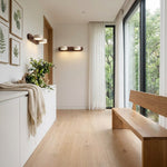 Bild in die Galerieansicht laden, Travellia Moderne Lineare Mehrkopf-Wandleuchte – Naturstein Minimalistische Beleuchtung für Schlafzimmer und Flur