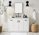 Load image into Gallery viewer, Korvi Iron Tapered Sconce Light - Wall Fixture in Black or Brass