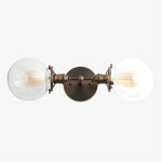 Load image into Gallery viewer, Lumio Globe Sleek Glass Globe Wall Lamp for Bathroom & Bedroom