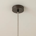 Bild in der Galerieansicht laden, Zalen geschichtete Leinen-Hängeleuchte – Bronze Deckenleuchte für Wohn- und Esszimmer