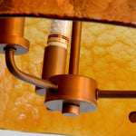 Cargar imagen en el visor de la Galería, Inner socket and pendant hardware close-up