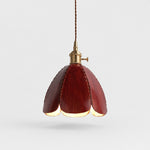 Cargar imagen en el visor de la Galería, Single brown leather pendant