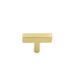 Load image into Gallery viewer, Gold Square Bar Cabinet Drawer Pulls – Modern Gold Cabinet Handles