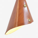 Cargar imagen en el visor de la Galería, leather pendant lamp detail