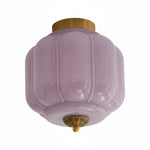 Load image into Gallery viewer, Vintage Eloise Milk Glass Flush Mount Ceiling Light - Vintage Charm Soft Glow