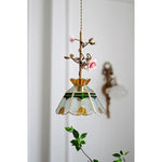 Bild in die Galerieansicht laden, Lalique Rosen Glas Pendelleuchte