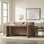 Afbeelding laden in galerijweergave, Sustaina Gerecyclede Glazen Tafellamp - Sculpturale Onregelmatige Vorm en Kuststijl voor Nachtkastje in Slaapkamer