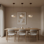 Load image into Gallery viewer, Travertine Drum Pendant Lamp