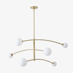 Afbeelding laden in galerijweergave, Arden glazen hanglamp kroonluchter – minimalistisch geometrisch ontwerp voor moderne interieurs