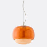 Afbeelding laden in galerijweergave, Clinco tweekleurige glas-in-lood hanglamp - minimalistische hanglamp voor woonruimtes