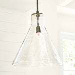 Load image into Gallery viewer, Glavira Recycled Glass Pendant – Modern Lighting for Dining Room