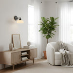 Load image into Gallery viewer, Riven Wall Lamp - Vintage Industrial Milk White Glass Shade for Indoor