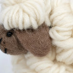 Załaduj obraz do przeglądarki galerii, handmade wool felt sheep figurine
