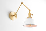 Load image into Gallery viewer, Conique Cylindrical Shade Industrial Swing-Arm Wall Sconce for Bedroom & Hallway