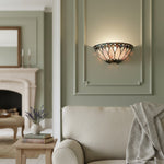 Cargar imagen en el visor de la galería, Lámpara de Pared Elegante TF Brooklyn - Aplique de Pared de Vidrio Art Deco para Sala de Estar o Pasillo