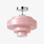 Load image into Gallery viewer, Koloro Glass Ceiling Light — Layered Rounded Design Lampshade for Hallway or Cloakroom