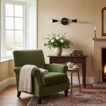 Load image into Gallery viewer, Mobilux Dual-Light Linear Mid-Century Vanity Wall Light for Bathroom & Mirror