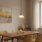 Afbeelding laden in galerijweergave, Blossix Elegante Art Hanglamp - Glazen Bloemenkap Design voor Woon- of Eetkamer N24