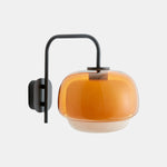Afbeelding laden in galerijweergave, Clinco Gekleurde Glazen Wandlamp – Vintage Lamp voor Badkamer & Gang