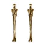 Afbeelding laden in galerijweergave, Gouden messing denker kastgrepen – metalen ladegrepen & kaptafelknoppen