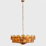 Load image into Gallery viewer, Lorenzo Overlapping Glass Discs – Vintage Lighting for Living Room