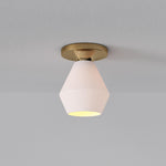 Load image into Gallery viewer, Merin Geometric Glass Modern Flush Mount for Hallway & Bedroom