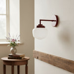 Load image into Gallery viewer, Opalume Glass Vanity Light - Vintage Inspired Bathroom Wall Lighting