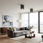 Load image into Gallery viewer, Raxon Metal Frame Industrial Ceiling Fixture for Living Room & Foyer