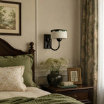 Cargar imagen en el visor de la Galería, Pale Beige wall sconce mounted beside a bed