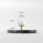 Load image into Gallery viewer, Modern Mushroom Cabinet Knob – Clear Glass Diamond Drawer Knobs