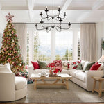 Load image into Gallery viewer, Reticula Modern Round Chandelier – Iron Frame with Open Circular Design for Dining or Entry