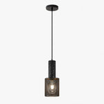 Załaduj obraz do przeglądarki galerii, Textured Black Mesh Pendant Light 8