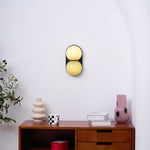 Bild in die Galerieansicht laden, Twinwave Wandleuchte – Doppel-Glaskugel-Wandleuchte für Wohnzimmer und Schlafzimmer