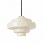 Afbeelding laden in galerijweergave, Koloro Millie glazen hanglamp - retrostijl met moderne elegantie