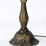 Cargar imagen en el visor de la Galería, Antique-tone sculpted lamp base detail