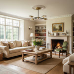 Load image into Gallery viewer, Mobilux Line Mid Century Gold Sputnik Chandelier - Geometric Brass Fixture