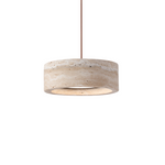 Load image into Gallery viewer, Wabi Sabi Style Travertine Stone Pendant Light