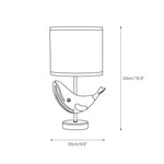 Cargar imagen en el visor de la Galería, Lámpara de Mesa de Madera Tallada con Animal