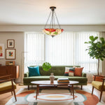 Afbeelding laden in galerijweergave, TF Botanica Bloemen Glas Plafond- en Hangverlichting - Kunstglas Stijl Armatuur voor Kamers