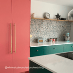 Load image into Gallery viewer, Knurled T-Bar Pulls – Brushed Brass & Steel Handles