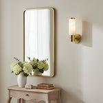 Load image into Gallery viewer, Nexorae Modern Alabaster Wall Lamp Sculptural Vertical Design For Living Room Bedroom Hallway