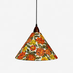 Bild in die Galerieansicht laden, Liberty-Style Floral Fabric Pendant Light