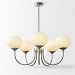 Cargar imagen en el visor de la Galería, Candelabro Moderno Marshmallow de Vidrio