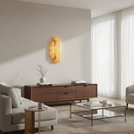 Afbeelding laden in galerijweergave, Kelsar Rechthoekige Wandlamp - Goud- en Zilverafwerkingen voor Woonkamer of Slaapkamer