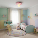 Bild in die Galerieansicht laden, Cream Bloom Blumen Deckenlampe