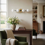 Afbeelding laden in galerijweergave, Glorica glazen lange make-up spiegel lamp - modern minimalistisch wandlamp ontwerp